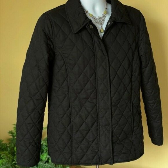 white stag quilted jacket
